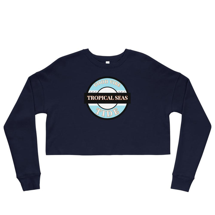 Women's Lifesaver Crop-Top Sweatshirt by Tropical Seas Clothing