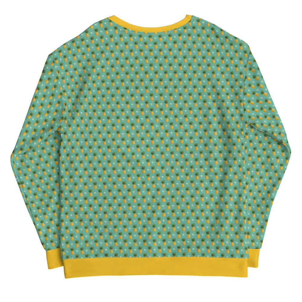 Women's Tropical Pineapple Print Sweatshirt by Tropical Seas Clothing