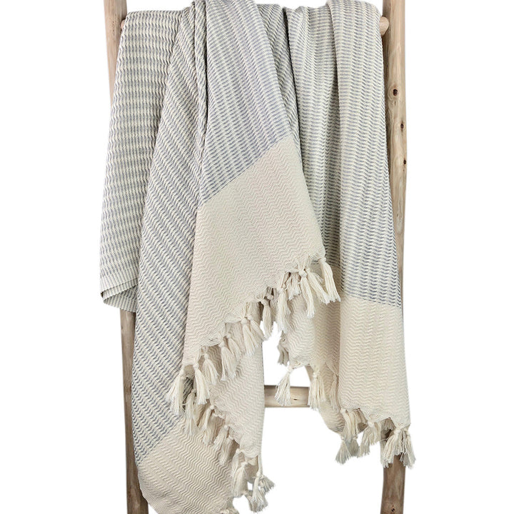 Plush Wavy Turkish Throw by SLATE + SALT