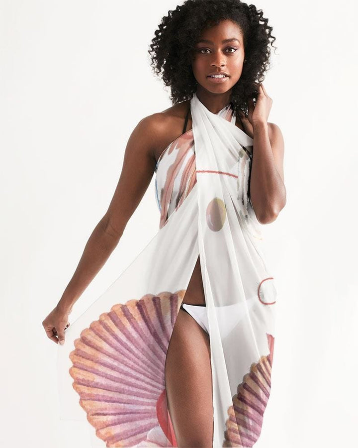 Sheer Sea Life Swimsuit Cover Up