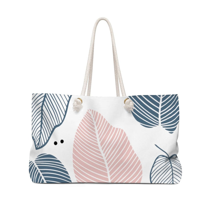 Weekender Tote Bag, Pastel Muliticolor Leaves