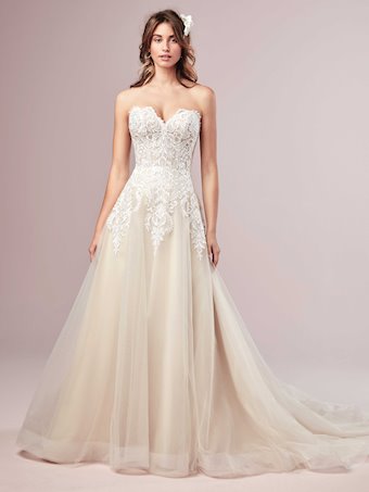 The 'Vanessa' Gown by Rebecca Ingram Size 14 (Without Cap Sleeves)