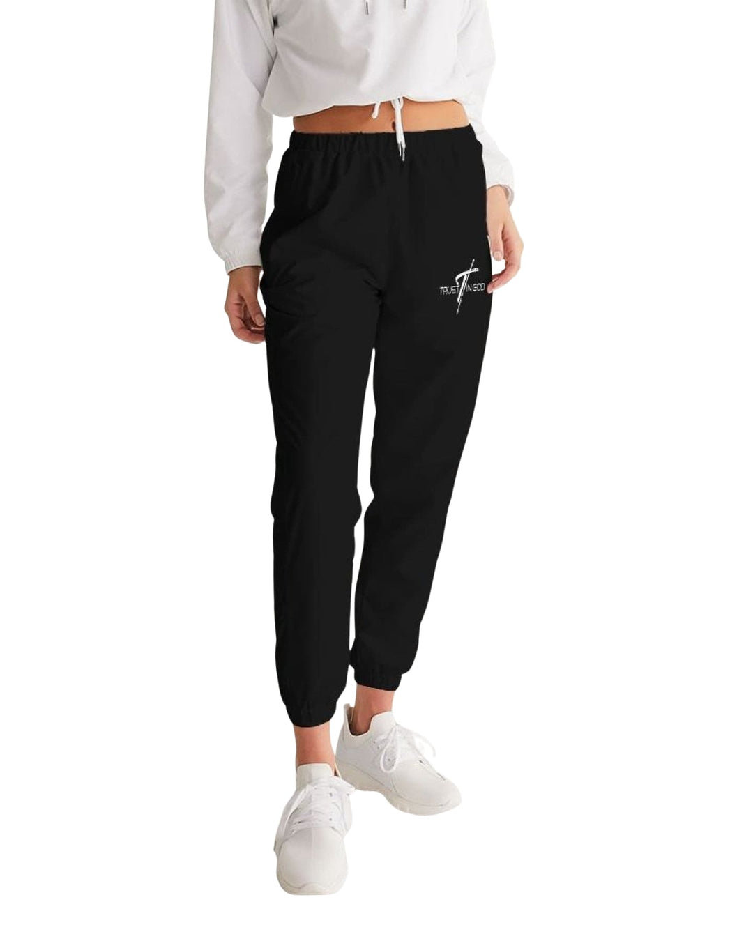 Women's Track Pants - Trust In God Graphic Sports Pants