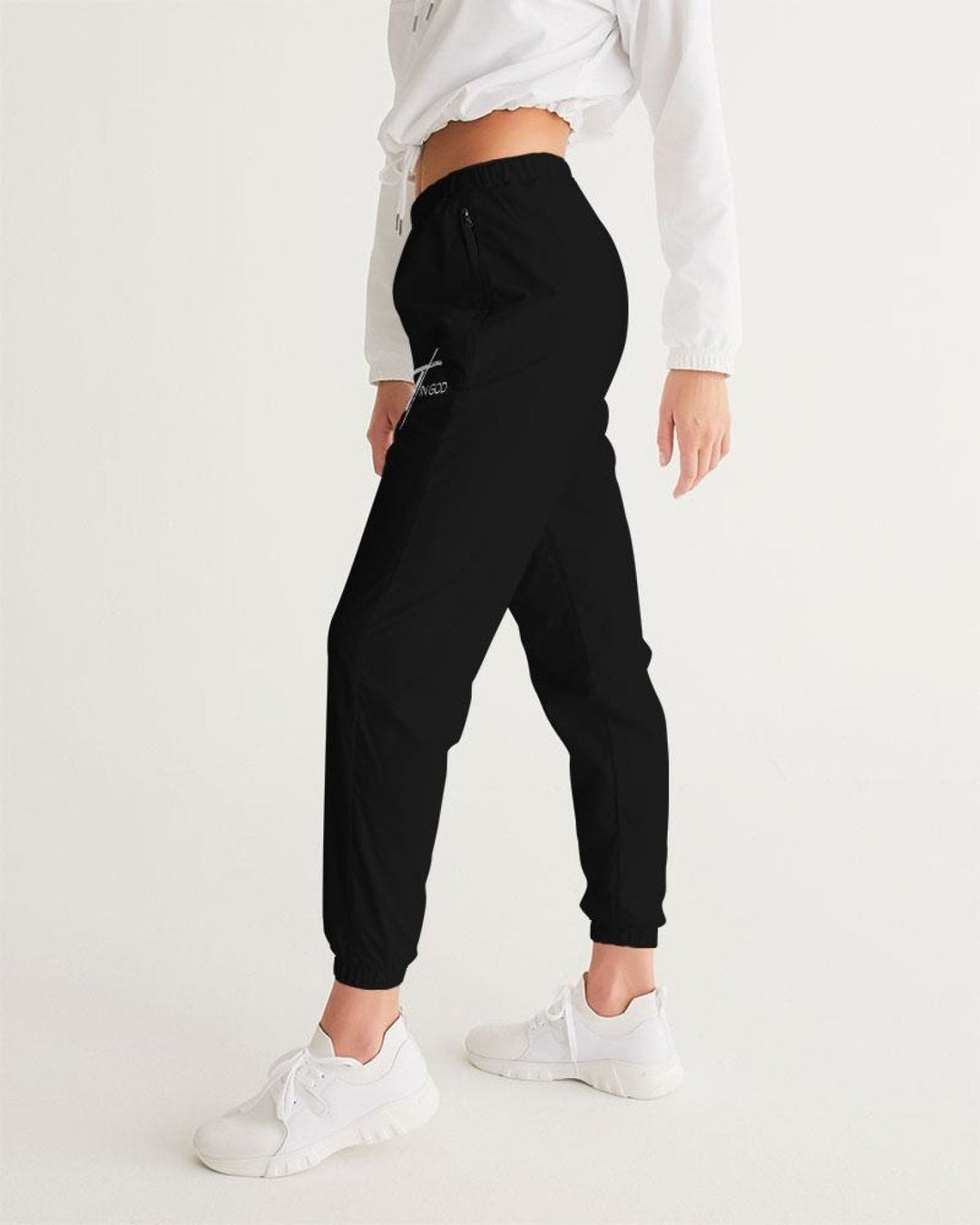 Women's Track Pants - Trust In God Graphic Sports Pants