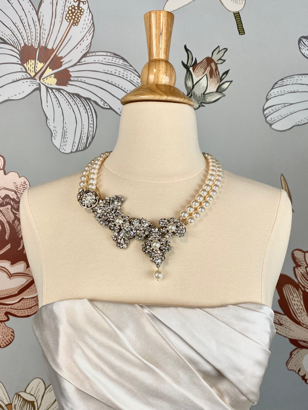 Pearl Statement Necklace by Erin Cole