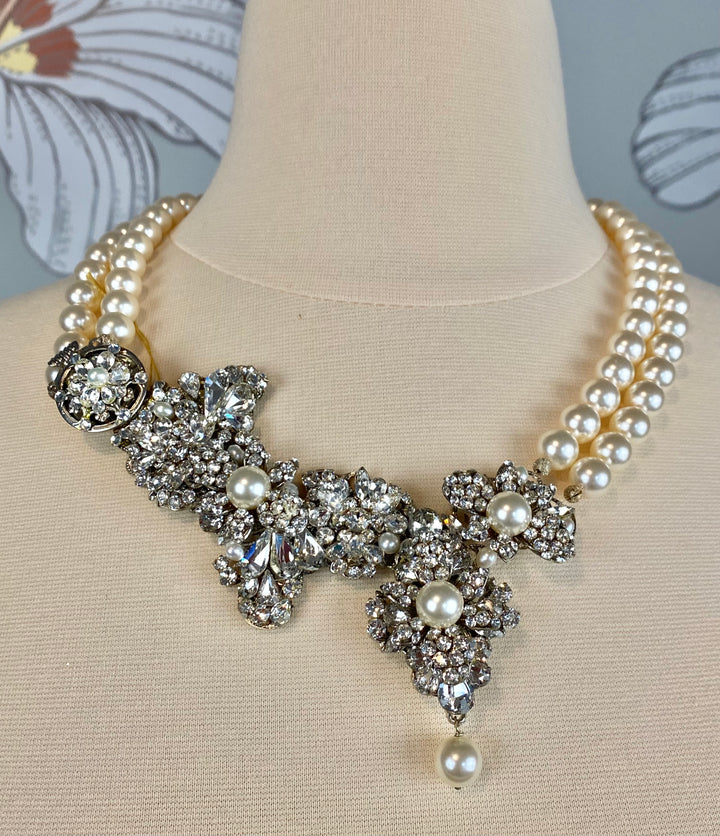 Pearl Statement Necklace by Erin Cole