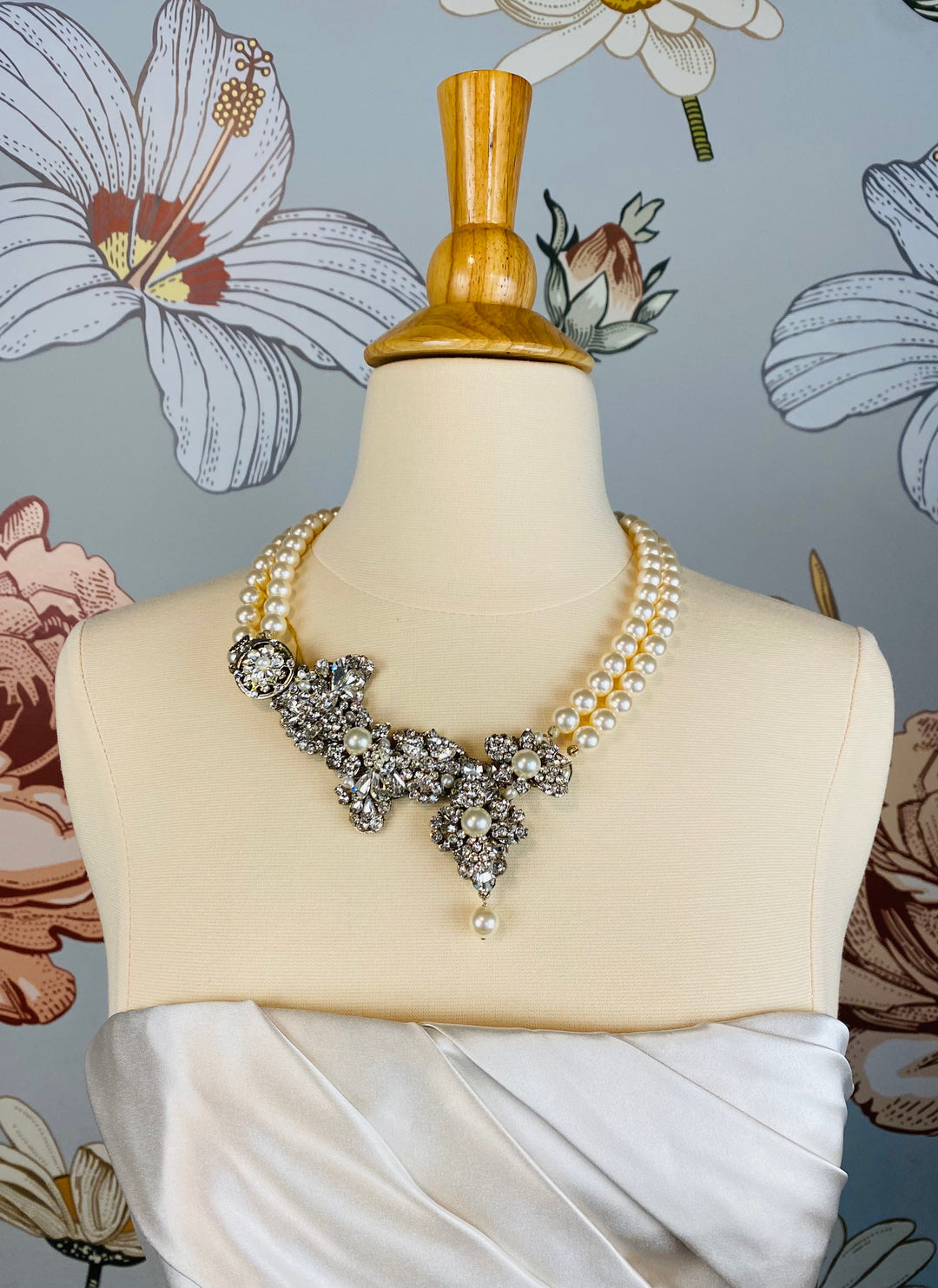 Pearl Statement Necklace by Erin Cole