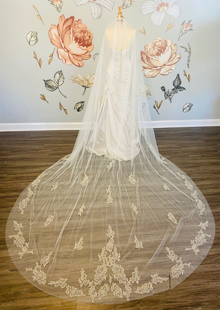 Pronovias Cathedral Veil style V2037