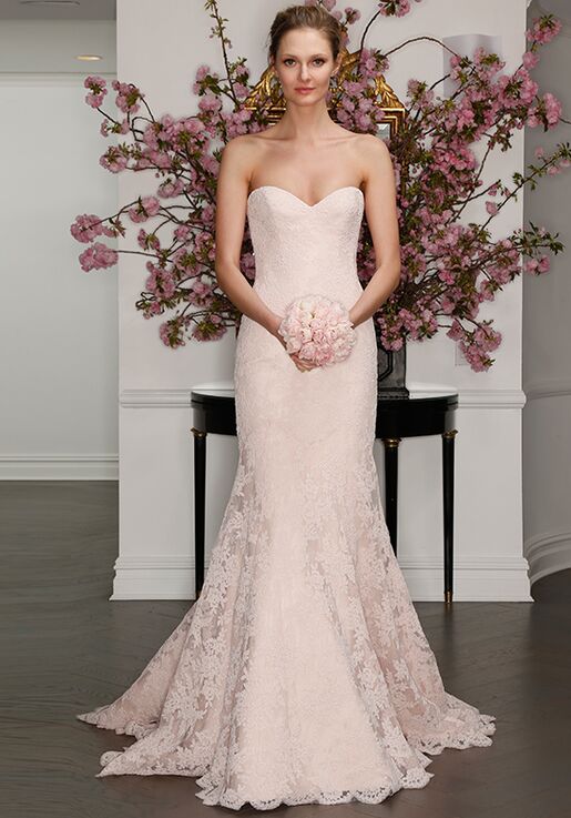 Strapless Short Wedding Dress Romona Keveza